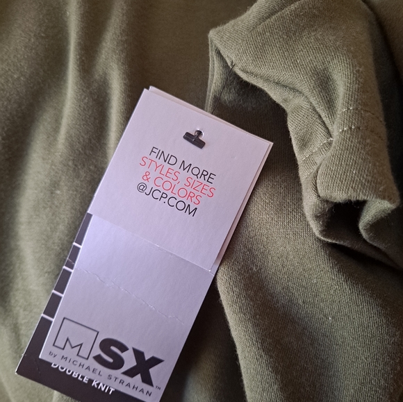 MSX By Michael Strahan Green short sleeve top - Picture 3 of 5